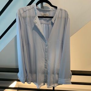 Blue Sheer Blouse
